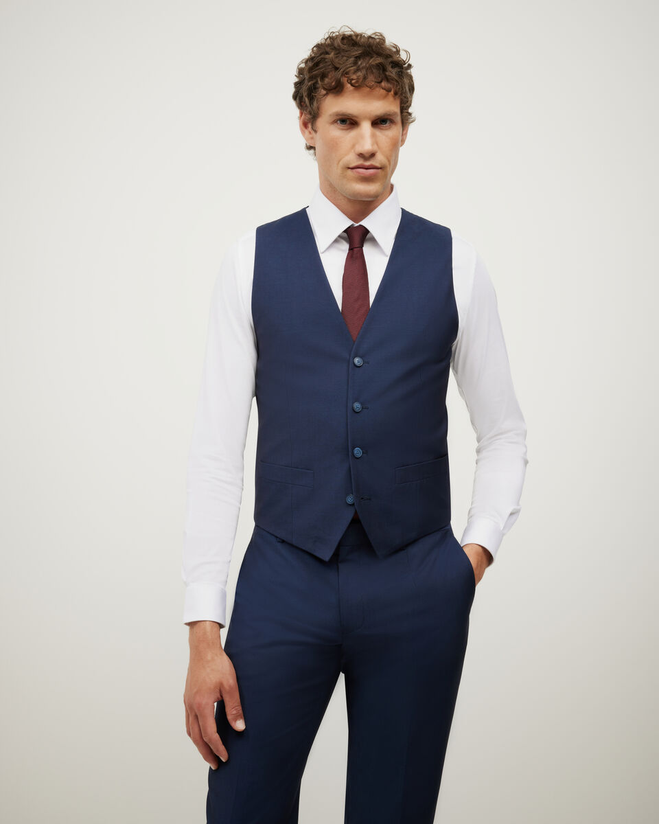 Arlo Tailored Vest, Navy, hi-res